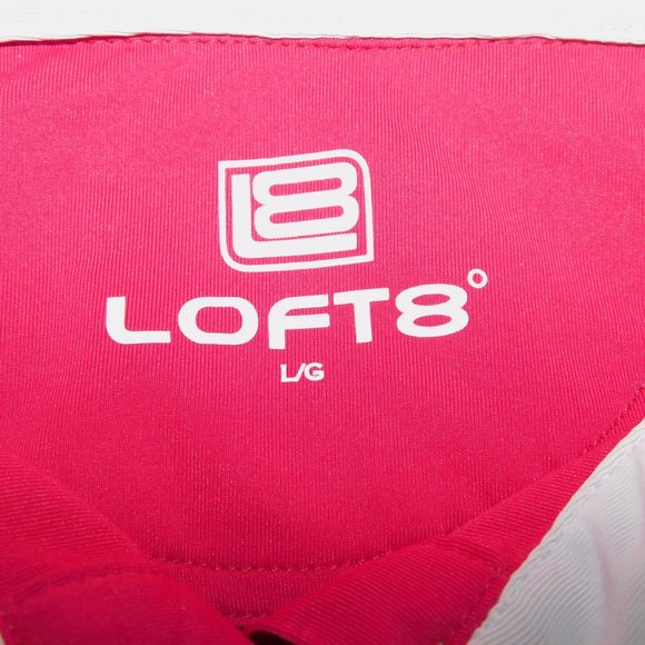 Loft8 golf Womens L Magenta Polo Shirt - Picture 2 of 10